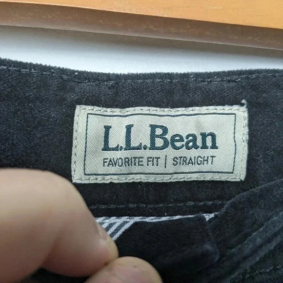 L.L BEAN Vintage Black Velvet pants for women  no size (looks like a 10-12) - Picture 4 of 11